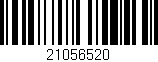 Código de barras (EAN, GTIN, SKU, ISBN): '21056520'