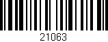 Código de barras (EAN, GTIN, SKU, ISBN): '21063'