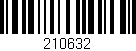 Código de barras (EAN, GTIN, SKU, ISBN): '210632'