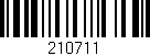 Código de barras (EAN, GTIN, SKU, ISBN): '210711'