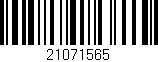 Código de barras (EAN, GTIN, SKU, ISBN): '21071565'