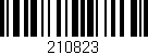 Código de barras (EAN, GTIN, SKU, ISBN): '210823'