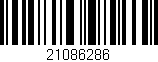 Código de barras (EAN, GTIN, SKU, ISBN): '21086286'