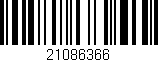 Código de barras (EAN, GTIN, SKU, ISBN): '21086366'
