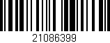 Código de barras (EAN, GTIN, SKU, ISBN): '21086399'