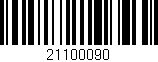 Código de barras (EAN, GTIN, SKU, ISBN): '21100090'
