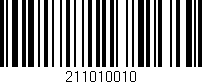 Código de barras (EAN, GTIN, SKU, ISBN): '211010010'