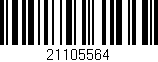 Código de barras (EAN, GTIN, SKU, ISBN): '21105564'