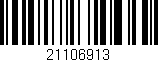 Código de barras (EAN, GTIN, SKU, ISBN): '21106913'