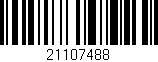 Código de barras (EAN, GTIN, SKU, ISBN): '21107488'