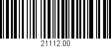 Código de barras (EAN, GTIN, SKU, ISBN): '21112.00'