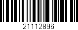 Código de barras (EAN, GTIN, SKU, ISBN): '21112896'