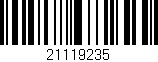 Código de barras (EAN, GTIN, SKU, ISBN): '21119235'