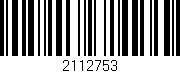 Código de barras (EAN, GTIN, SKU, ISBN): '2112753'