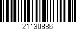 Código de barras (EAN, GTIN, SKU, ISBN): '21130886'