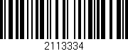 Código de barras (EAN, GTIN, SKU, ISBN): '2113334'