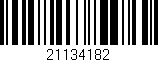 Código de barras (EAN, GTIN, SKU, ISBN): '21134182'