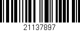 Código de barras (EAN, GTIN, SKU, ISBN): '21137897'