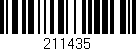 Código de barras (EAN, GTIN, SKU, ISBN): '211435'