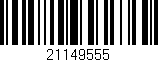 Código de barras (EAN, GTIN, SKU, ISBN): '21149555'