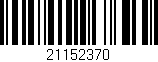 Código de barras (EAN, GTIN, SKU, ISBN): '21152370'