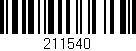 Código de barras (EAN, GTIN, SKU, ISBN): '211540'