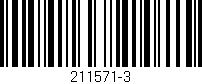 Código de barras (EAN, GTIN, SKU, ISBN): '211571-3'
