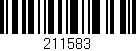 Código de barras (EAN, GTIN, SKU, ISBN): '211583'
