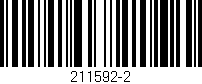 Código de barras (EAN, GTIN, SKU, ISBN): '211592-2'