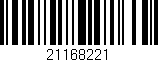 Código de barras (EAN, GTIN, SKU, ISBN): '21168221'