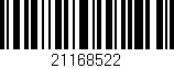 Código de barras (EAN, GTIN, SKU, ISBN): '21168522'