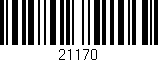 Código de barras (EAN, GTIN, SKU, ISBN): '21170'
