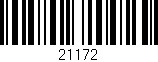 Código de barras (EAN, GTIN, SKU, ISBN): '21172'