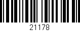 Código de barras (EAN, GTIN, SKU, ISBN): '21178'