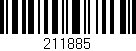 Código de barras (EAN, GTIN, SKU, ISBN): '211885'