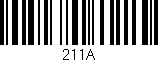 Código de barras (EAN, GTIN, SKU, ISBN): '211A'