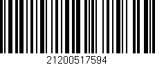 Código de barras (EAN, GTIN, SKU, ISBN): '21200517594'