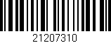 Código de barras (EAN, GTIN, SKU, ISBN): '21207310'