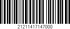 Código de barras (EAN, GTIN, SKU, ISBN): '21211417147000'