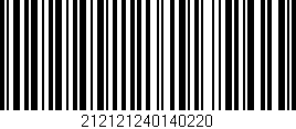 Código de barras (EAN, GTIN, SKU, ISBN): '212121240140220'