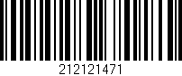 Código de barras (EAN, GTIN, SKU, ISBN): '212121471'