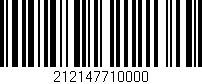 Código de barras (EAN, GTIN, SKU, ISBN): '212147710000'