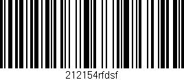 Código de barras (EAN, GTIN, SKU, ISBN): '212154rfdsf'