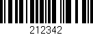 Código de barras (EAN, GTIN, SKU, ISBN): '212342'