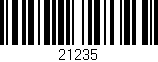 Código de barras (EAN, GTIN, SKU, ISBN): '21235'