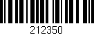 Código de barras (EAN, GTIN, SKU, ISBN): '212350'