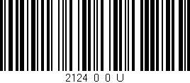 Código de barras (EAN, GTIN, SKU, ISBN): '2124_0_0_U'