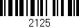 Código de barras (EAN, GTIN, SKU, ISBN): '2125'