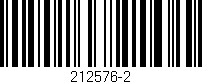 Código de barras (EAN, GTIN, SKU, ISBN): '212576-2'