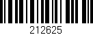 Código de barras (EAN, GTIN, SKU, ISBN): '212625'